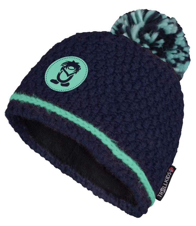 Trollkids Trollkids Hemsedal Bommelm&uuml;tze Kinder - Marineblau/T&uuml;rkis - 0 | SportScheck