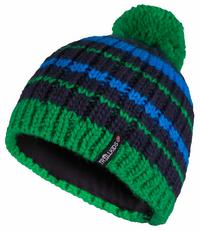 Trollkids Hafjell Bommelm&uuml;tze Kinder - Marineblau / Mittelblau / Gr&uuml;n