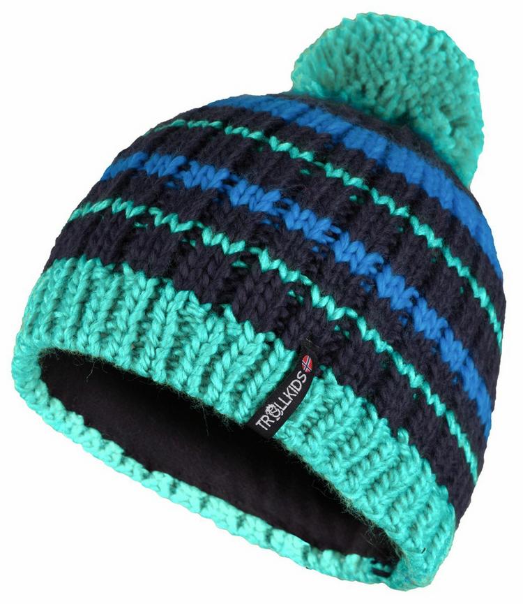 Trollkids Trollkids Hafjell Bommelm&uuml;tze Kinder - Marineblau / T&uuml;rkis / Minze - 0 | SportScheck