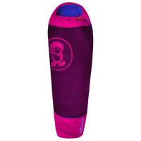Trollkids Fjell Dreamer Kunstfaserschlafsack Kinder - Dunkelrosa / Mittelblau