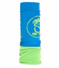 Trollkids Troll Tuch Kinder - Mittelblau / Gr&uuml;n