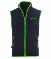 Trollkids Arendal Outdoorweste Kinder - Marineblau / Vipergr&uuml;n