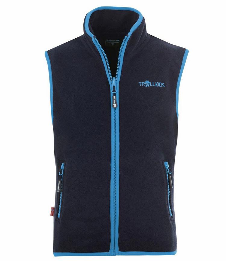 Trollkids Trollkids Arendal Outdoorweste Kinder - Marineblau / Hellblau - 0 | SportScheck