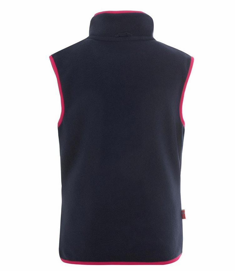 Trollkids Trollkids Arendal Outdoorweste Kinder - Marineblau / Pink - 0 | SportScheck