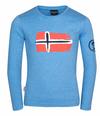 Trollkids Oslo Longshirt Kinder - Mittelblau