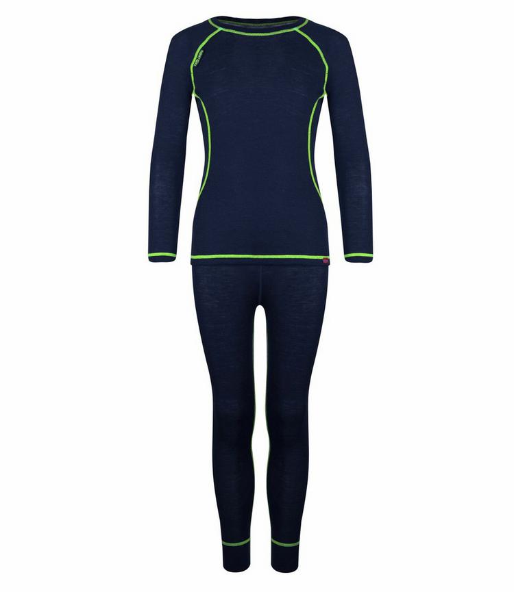 Trollkids Trollkids Merino W&auml;scheset Kinder - Marineblau / Vipergr&uuml;n - 0 | SportScheck