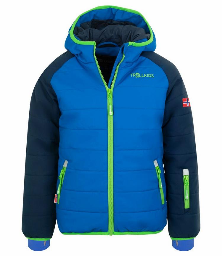 Trollkids Trollkids Hafjell PRO Winterjacke Kinder - Marineblau / Mittelblau / Gr&uuml;n - 0 | SportScheck