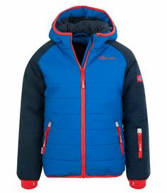 Trollkids Hafjell PRO Winterjacke Kinder Marineblau / Mittelblau / Rot