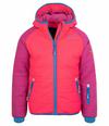 Trollkids Hafjell PRO Winterjacke Kinder - Dunkelrosa / Hellrosa / Blau