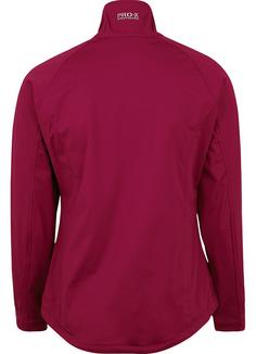 Rückansicht von PRO-X-elements MAIKE Softshelljacke Damen berry