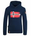 Trollkids Trondheim Hoodie Kinder - Marineblau / Orange