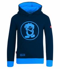 Trollkids Troll Hoodie Kinder - Marineblau / Mittelblau