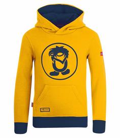 Trollkids Troll Hoodie Kinder Goldgelb / Mystikblau