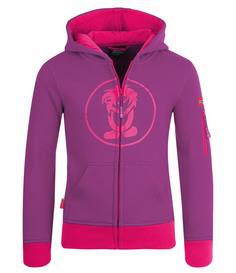 Trollkids Sortland Hoodie Kinder Lila/Magenta