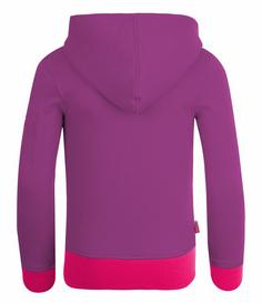 Rückansicht von Trollkids Sortland Hoodie Kinder Lila/Magenta