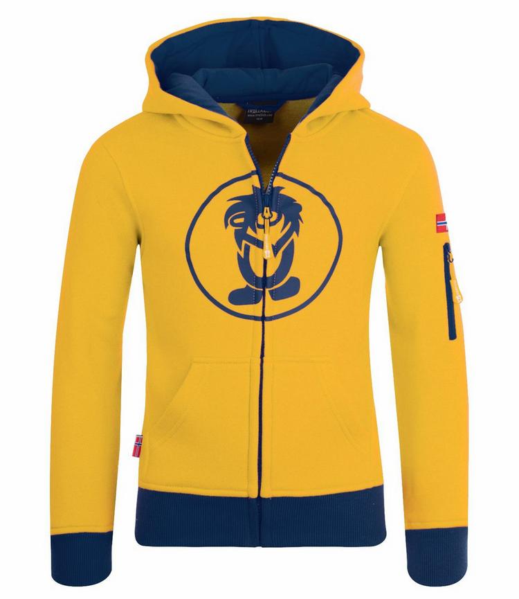 Trollkids Trollkids Sortland Hoodie Kinder - Goldgelb/Mystikblau - 0 | SportScheck