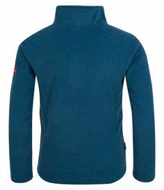 Rückansicht von Trollkids Rondane Fleecejacke Kinder Mittelblau