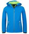 Trollkids Trollfjord Softshelljacke Kinder - Mittelblau / Gr&uuml;n