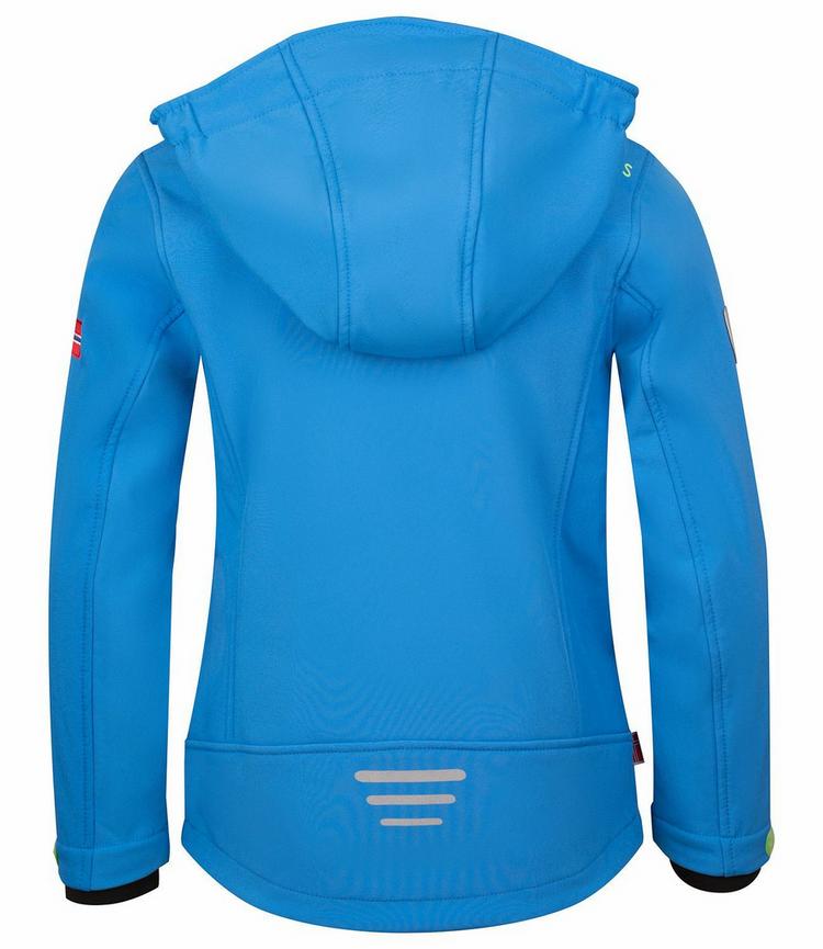 Trollkids Trollkids Trollfjord Softshelljacke Kinder - Mittelblau / Gr&uuml;n - 0 | SportScheck