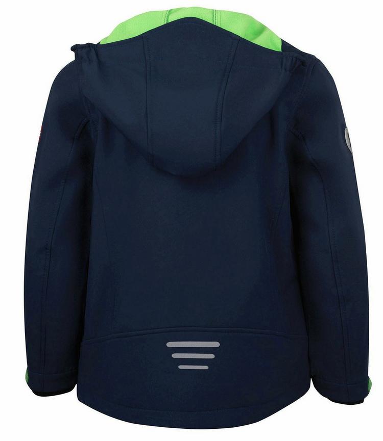 Trollkids Trollkids Trollfjord Softshelljacke Kinder - navy-light green - 0 | SportScheck