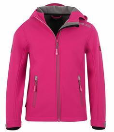 Trollkids Trollfjord Softshelljacke Kinder Magenta / Grau