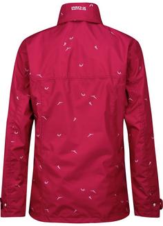 Rückansicht von PRO-X-elements ELENA Softshelljacke Damen Salsa-Rot