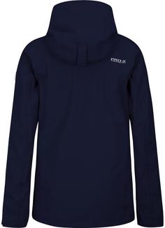 Rückansicht von PRO-X elements LISA Softshelljacke Damen Marine-Blau