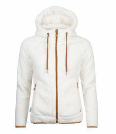 Westfjord Glymur Fleecejacke Damen Ivory-Weiß