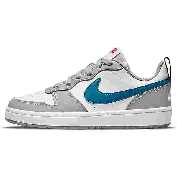 Nike Court Borough Low 2 Sneaker Kinder white marina lt smoke grey
