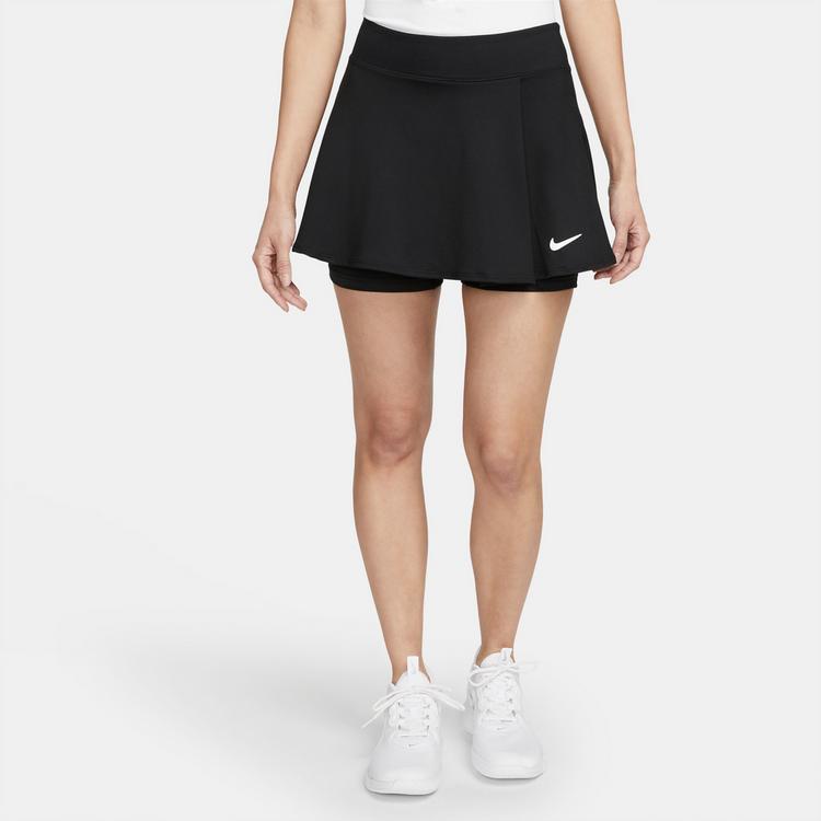 Nike Nike Court Victory Flouncy Tennisrock Damen - black-white - 2 | SportScheck