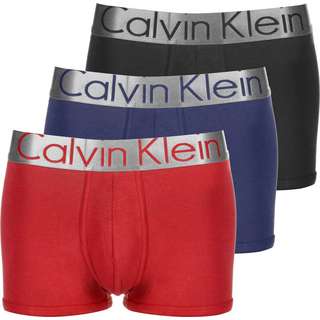 Calvin Klein Trunk 3Pk Boxershorts Herren blau/rot/schwarz
