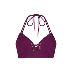 LingaDore Triangle Bikini Bikini Oberteil Damen Violett