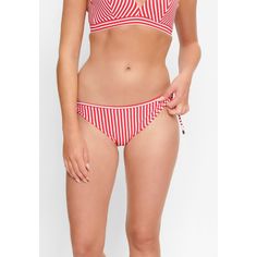 Rückansicht von LingaDore Bikini Tie-side Brief Bikini Hose Damen Red Stripe
