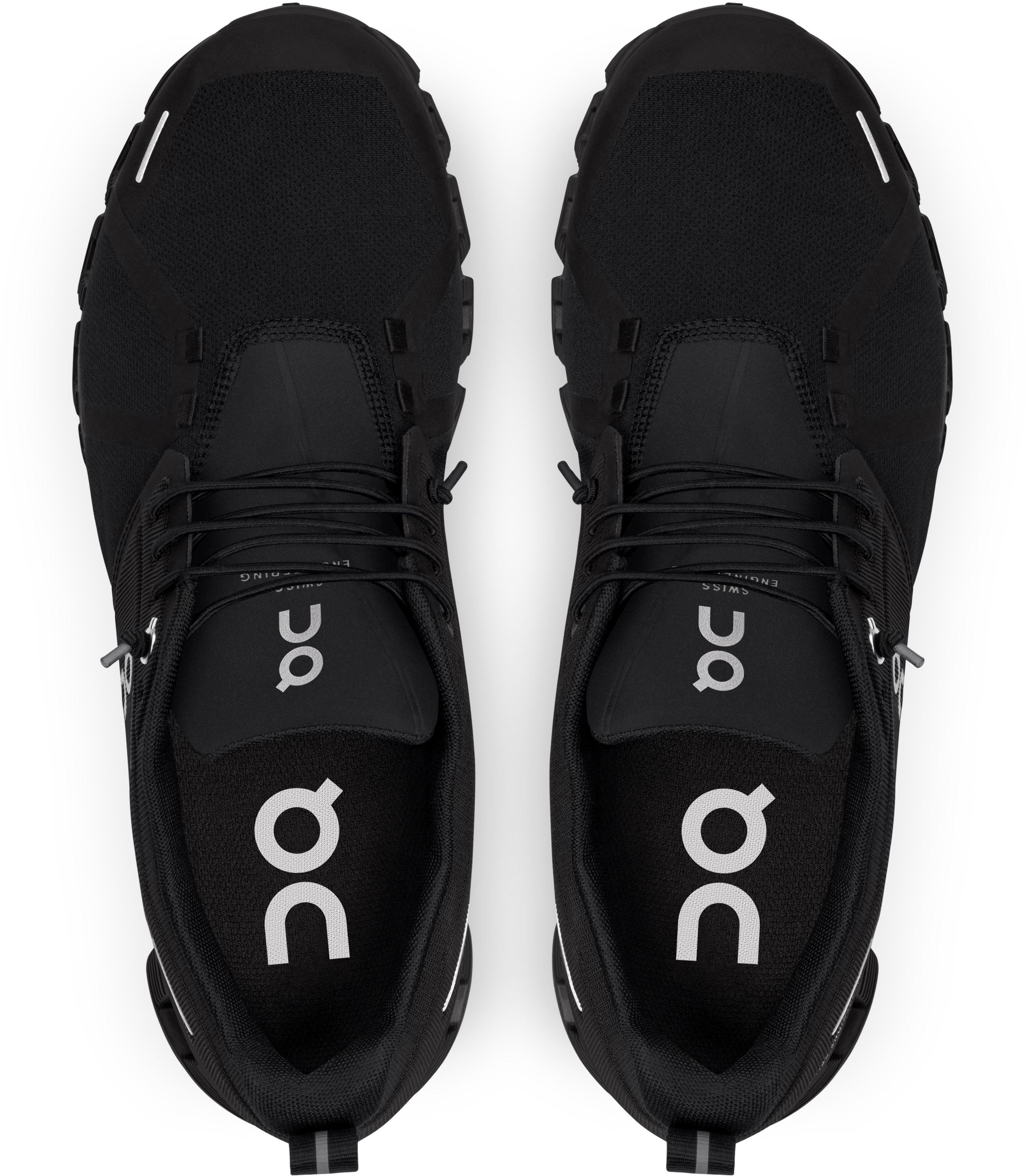 All black waterproof sneakers on sale