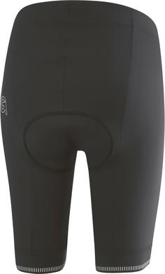 Rückansicht von Gonso SITIVO sportive Sitzposition Fahrradtights Damen black-fire