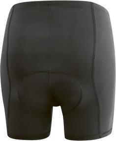 Rückansicht von Gonso SITIVO sportive Sitzposition Fahrradunterhose Damen black-fire
