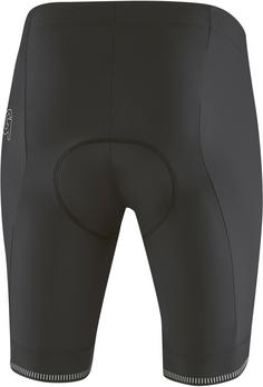 Rückansicht von Gonso SITIVO sportive Sitzposition Fahrradtights Herren black-fire