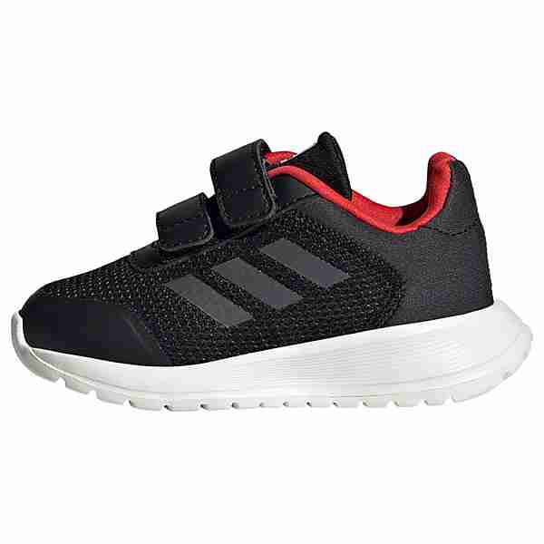 adidas Tensaur Run Schuh Laufschuhe Kinder Core Black / Grey Six / Vivid Red