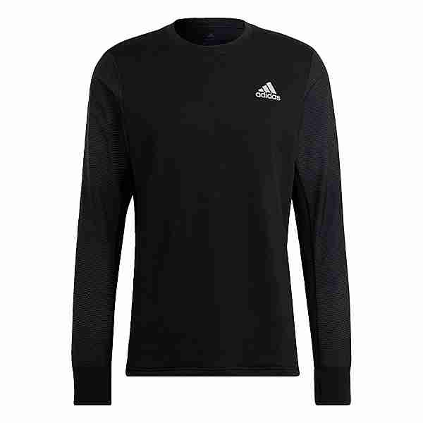 adidas Fast Reflective Sweatshirt Funktionsshirt Herren Black / Reflective Silver