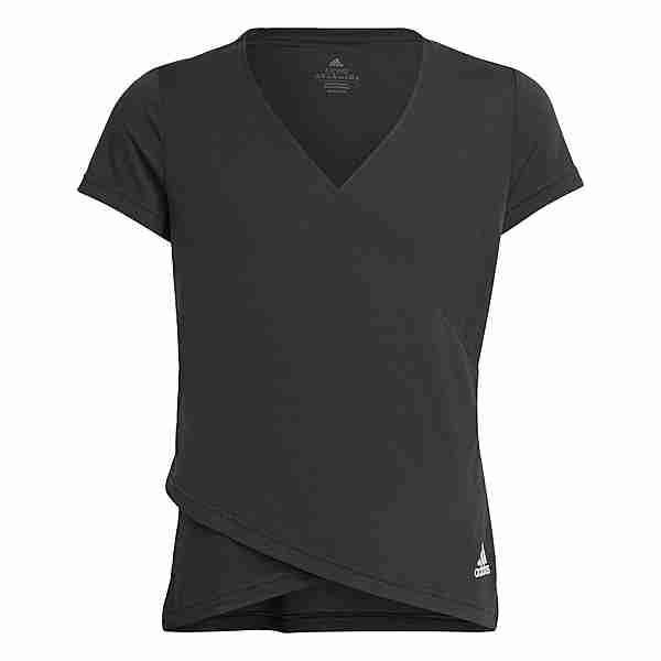adidas AEROREADY Yoga Training T-Shirt T-Shirt Kinder Carbon / White