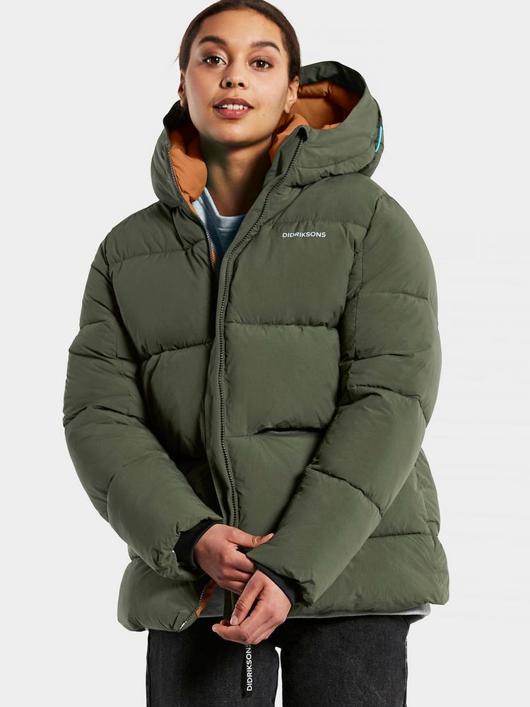 Didriksons Didriksons Nomi Steppjacke Damen - deep green - 0 | SportScheck
