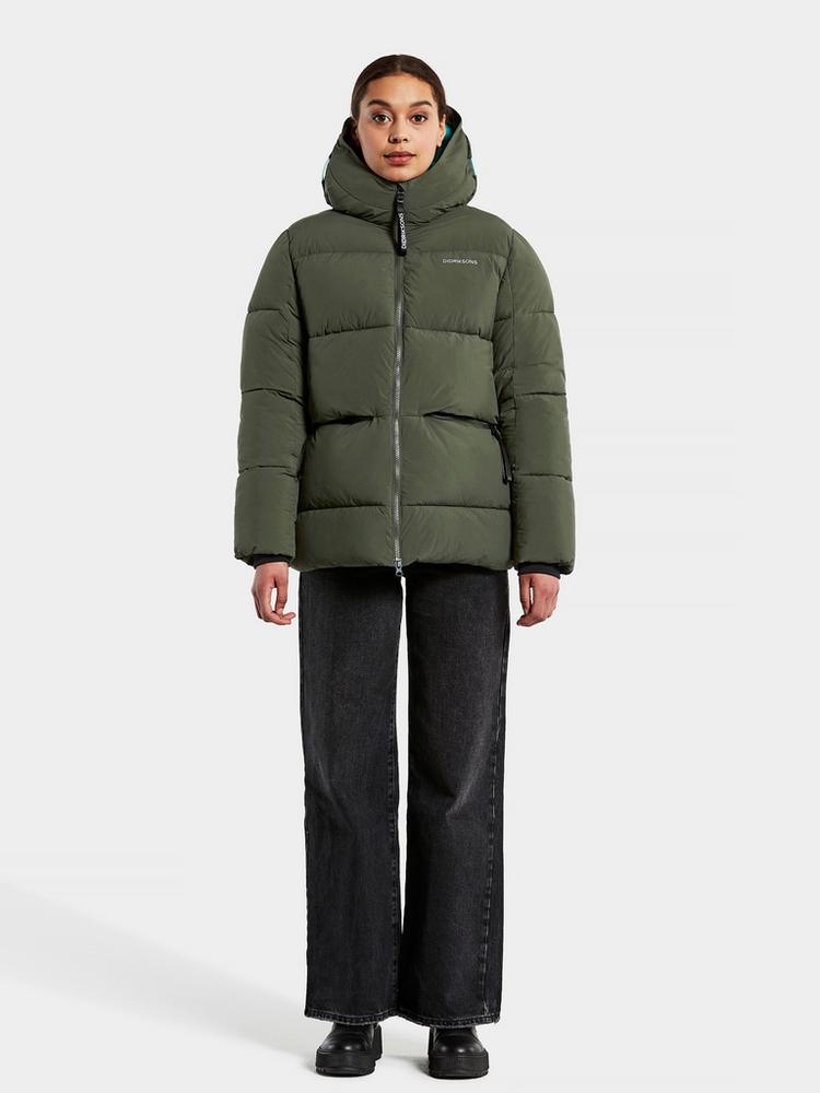 Didriksons Didriksons Nomi Steppjacke Damen - deep green - 2 | SportScheck