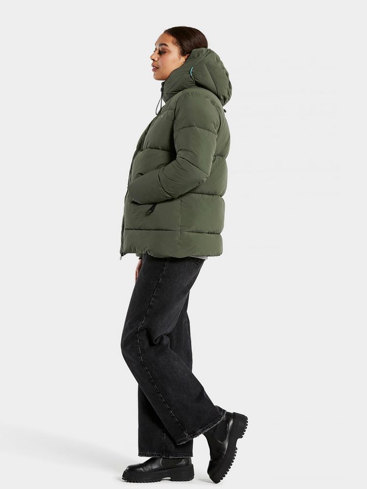 Didriksons Didriksons Nomi Steppjacke Damen - deep green - 4 | SportScheck