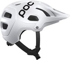 Rückansicht von POC Tectal Fahrradhelm hydrogen white matt