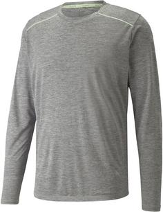 PUMA Run Funktionsshirt Herren medium gray heather