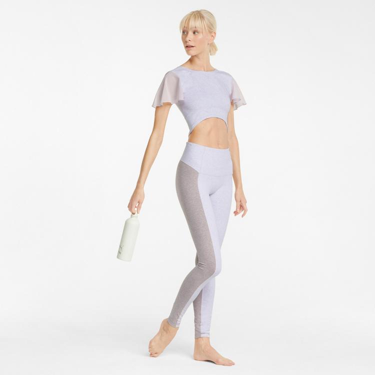 PUMA PUMA EXHALE Croptop Damen - lavender fog heather - 2 | SportScheck