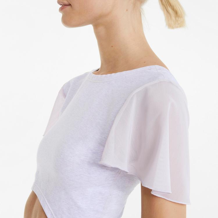 PUMA PUMA EXHALE Croptop Damen - lavender fog heather - 3 | SportScheck