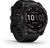 Garmin fenix 7X Sapphire Solar Titan Sportuhr - schwarz