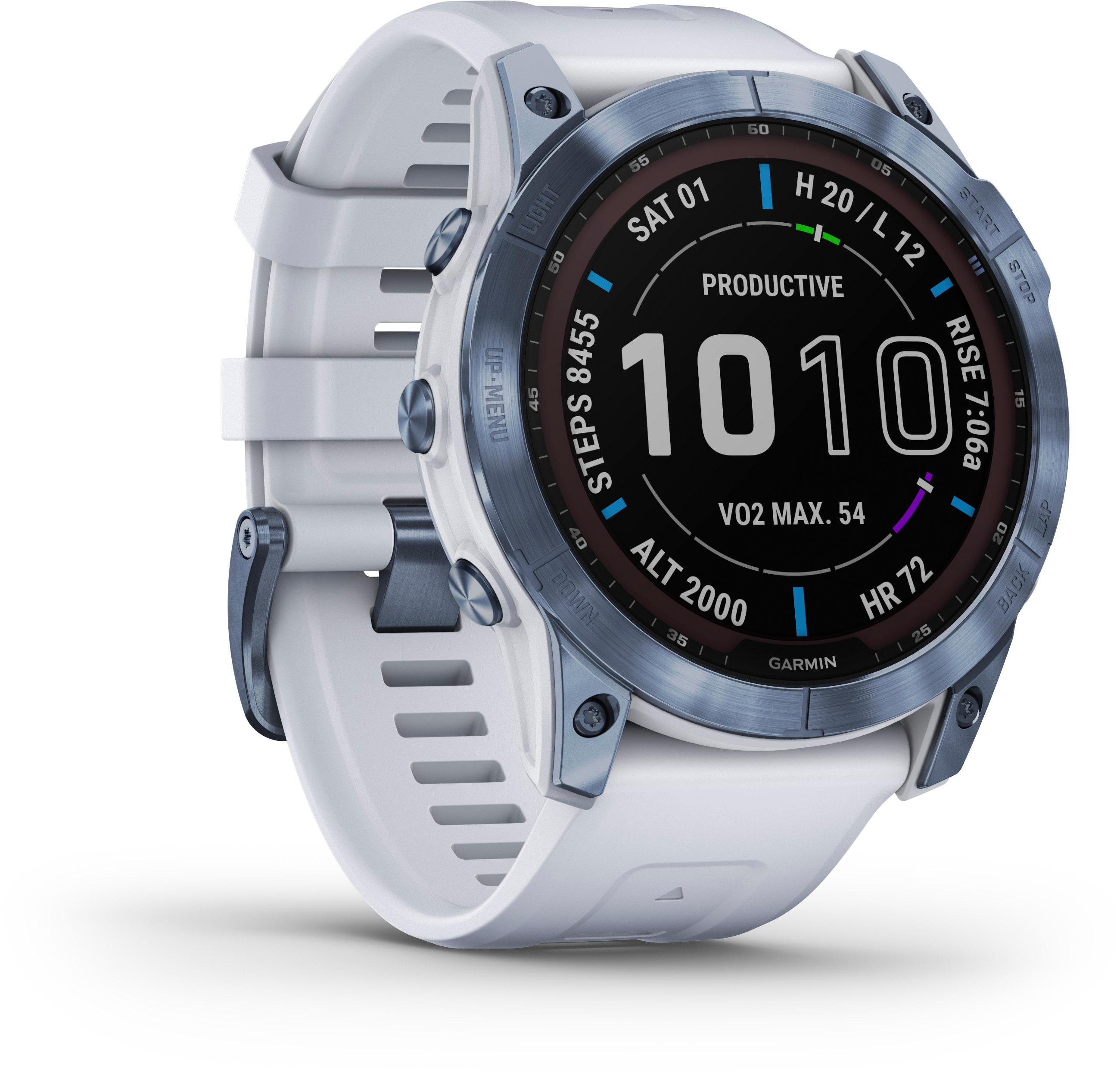 Garmin Garmin fenix 7X Sapphire Solar Titan Sportuhr - 0 | SportScheck