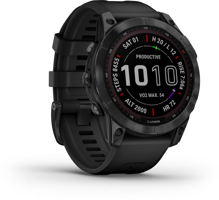 Garmin Garmin fenix 7 Sapphire Solar Titan Sportuhr - schwarz - 0 | SportScheck